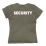 Kép 4/9 - Rendezvényre Security feliratos női póló (Grafit)