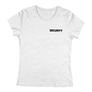 Kép 9/9 - Rendezvényre Security feliratos női póló (Fehér)