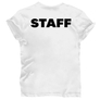 Kép 8/9 - Rendezvényre Staff feliratos férfi póló (Fehér)