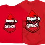 Kép 5/5 - Grinch Anya - Grinch Apa páros póló szett (piros)