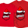 Kép 5/5 - Grinch Anya - Grinch Apa páros póló szett (piros)
