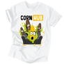 CORN HUB férfi póló (Fehér) V1