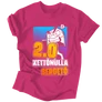 2.0 Sergető férfi póló (rózsaszín)