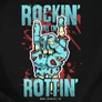 Rockin' till I Rottin' férfi póló (b_fekete)