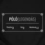 SKYRIM Póló (legendás) férfi póló (b_fekete)