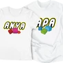 ANYA - APA lego páros póló szett (Fehér)