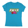 ANYA - lego női póló (türkiz)