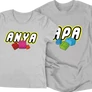 ANYA - APA lego páros póló szett (Szürke)