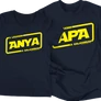 A LEGJOBB ANYA & APA A GALAXISBAN  (Navy)
