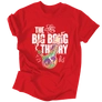 Kép 3/6 - The Big Bong férfi póló (Piros)