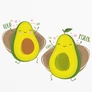 Avokado love&match páros fém bögrék (B_Fehér)