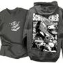 Kép 4/5 - Michael Schumacher tribute kapucnis pulcsi és F1 Legend póló szett (Grafit - Grafit)