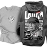 Kép 5/5 - LAUDA - Nikki Lauda Tribute kapucnis pulcsi és F1 Legend póló szett (Szürke - Grafit)