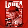 Kép 2/3 - LAUDA - Nikki Lauda Tribute férfi póló (B_Piros)