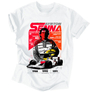 Kép 1/2 - Michael Schumacher tribute férfi póló (Fehér)