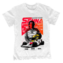 Kép 1/2 - SENNA - Ayrton Senna Tribute gyerek póló (Fehér)