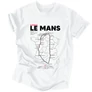 LE MANS férfi póló (Fehér)