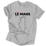 LE MANS férfi póló (Szürke)