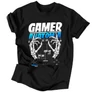 Gamer Anatómia (PS) férfi póló (Fekete)