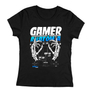 Kép 1/3 - Gamer Anatómia (PS) női póló (Fekete)