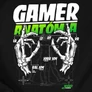 Gamer Anatómia (XBOX) női póló (B_Fekete)