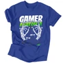 Gamer Anatómia (XBOX) férfi póló (Királykék)
