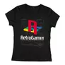 Kép 3/4 - RetroGamer (PS) női póló (Fekete)