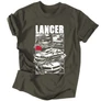 Lancer EVO VII férfi póló (Grafit)