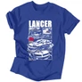 Lancer EVO VII férfi póló (Királykék)
