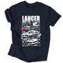 Lancer EVO VII férfi póló (Sötétkék)