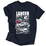 Kép 4/5 - Lancer EVO VII férfi póló (Sötétkék)