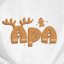 Kép 2/8 - Karácsonyi süti APA férfi póló (B_Fehér)