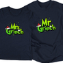Kép 1/8 - Mr és Mrs Grinch páros póló szett (Sötétkék)