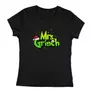 Kép 3/8 - Mrs. Grinch női póló (Fekete)