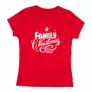 Kép 1/6 - Family Christmas 2023 női póló (Piros)
