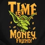 Time is money friend férfi póló (B_Fekete)