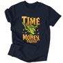 Time is money friend férfi póló (Sötétkék)