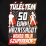 Túléltem X év házasságot - páros póló szett (F_Fekete)