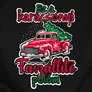 Karácsonyi faszállító férfi póló (B_Fekete)
