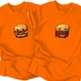 Kép 13/15 -  The Raven Croaks - Fincsi és Falatka hambi - férfi póló szett (Narancs)