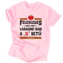 Felesleges vagy férfi póló (Világosrózsaszín)