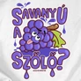 Savanyú a szőlő női póló (B_fehér)