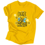 Kép 3/7 - Bee kind férfi póló (Citrom)