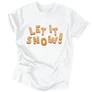 Let it snow férfi póló (Fehér)