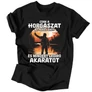 Horgászat ad erőt férfi póló (Fekete)