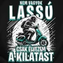 Nem vagyok lassú női póló (b_fekete)