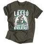 Nem vagyok lassú férfi póló (Grafit)