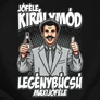 Maxijóféle legénybúcsú férfi póló (B_Fekete)