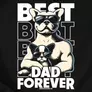 Kép 2/5 - Best dad forever férfi póló (B_fekete)