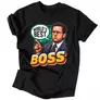 Kép 1/2 - World's best boss férfi póló (Fekete)